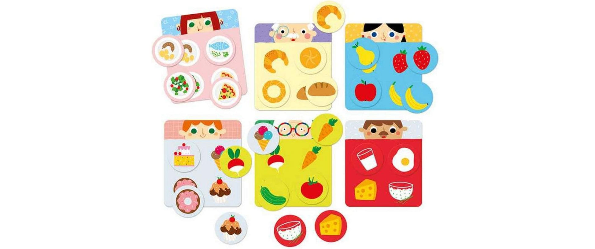 Banana panda Yummy Bingo – Lernspiel, 2–6 Spieler, ab 1,5 Jahren, 15 Min., EN/mehrsprachig