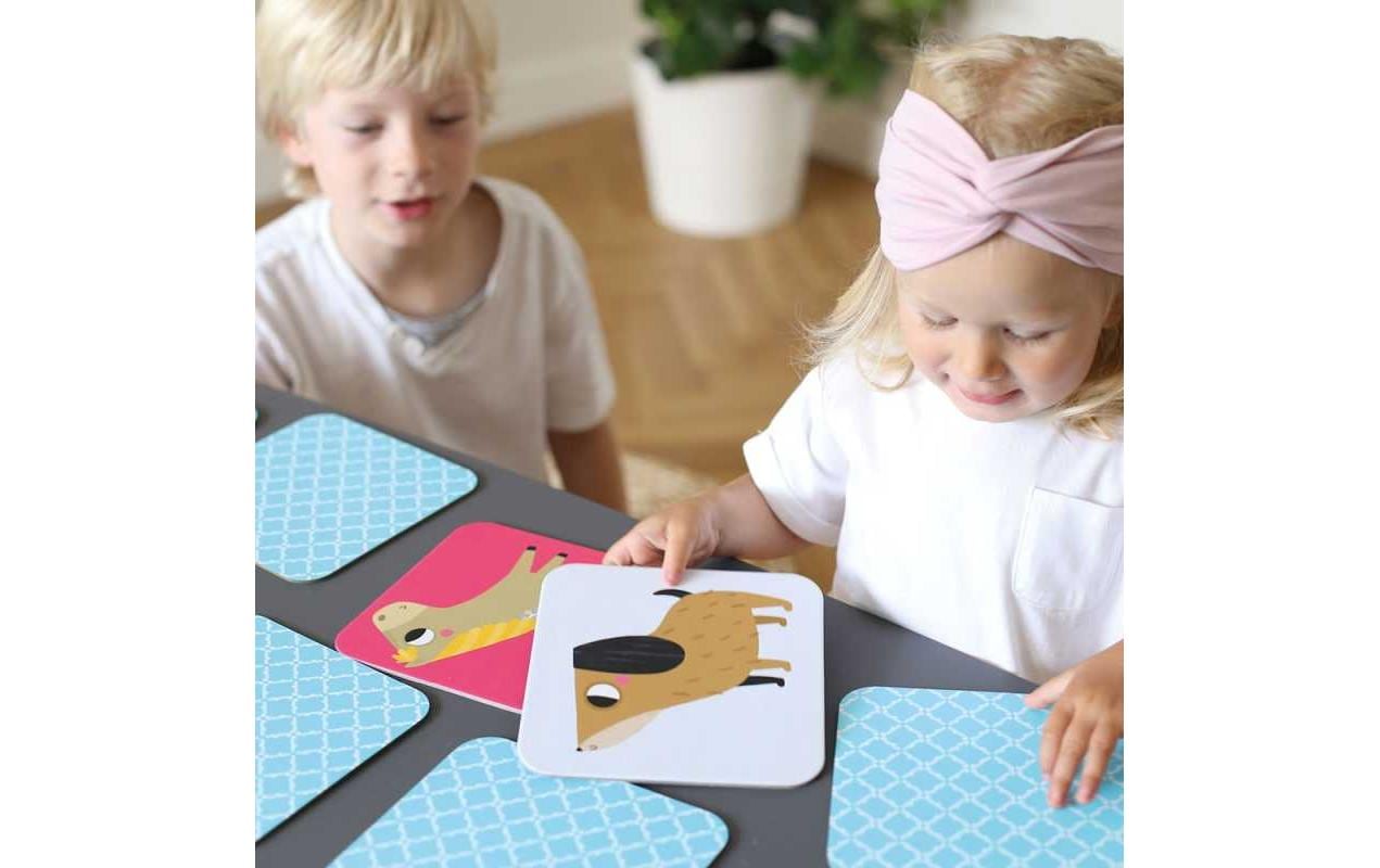 Banana panda Memory Suuuper Size Farm Animals – Kartenspiel, 2–4 Spieler, ab 2 Jahren, 10 Min., EN