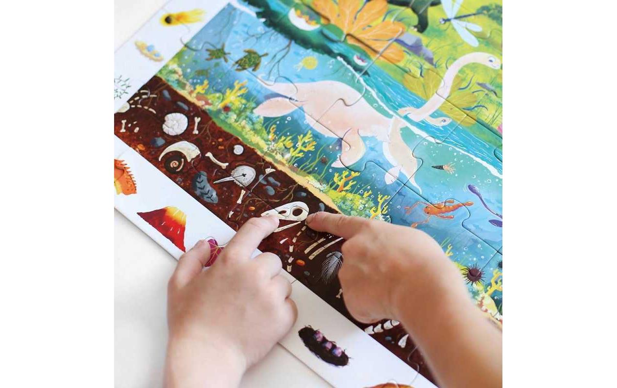 Banana panda Puzzle Dinosaurier – 60 Teile – 68 × 48 cm – ab 4 Jahren