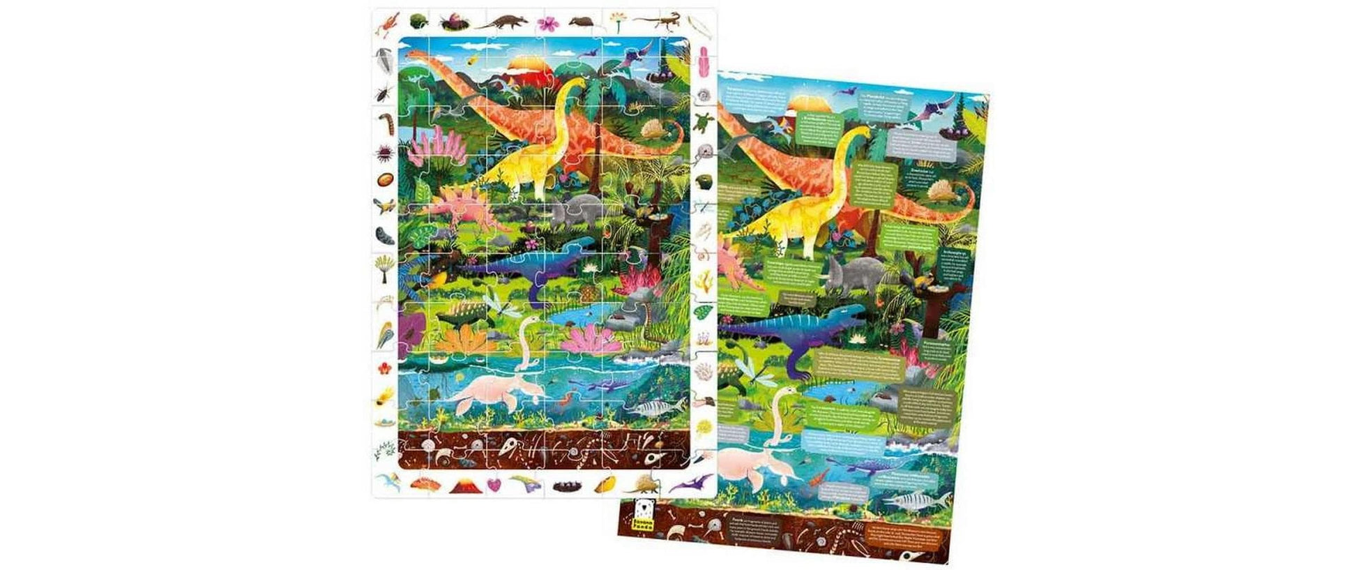 Banana panda Puzzle Dinosaurier – 60 Teile – 68 × 48 cm – ab 4 Jahren