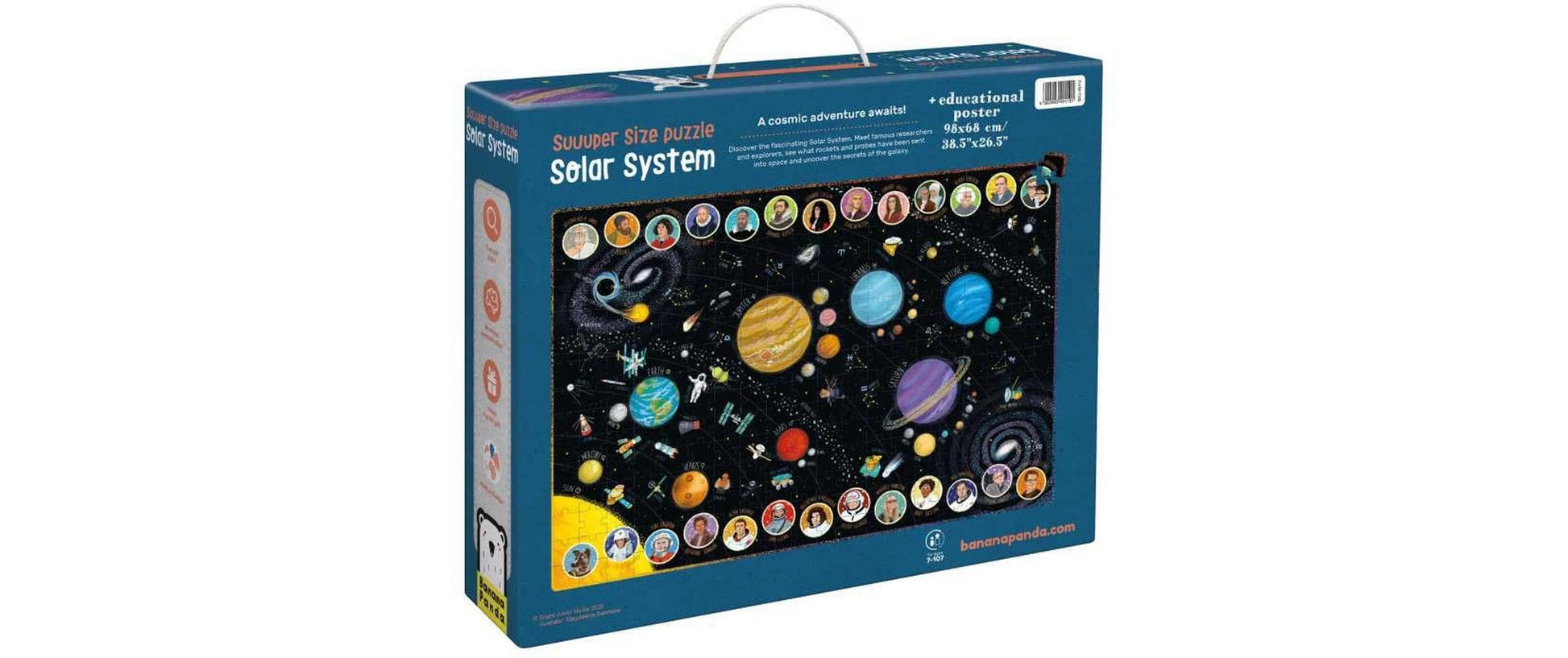 Banana panda Suuuper Size Sonnensystem – Logikspiel, ab 7 Jahren, EN/mehrsprachig