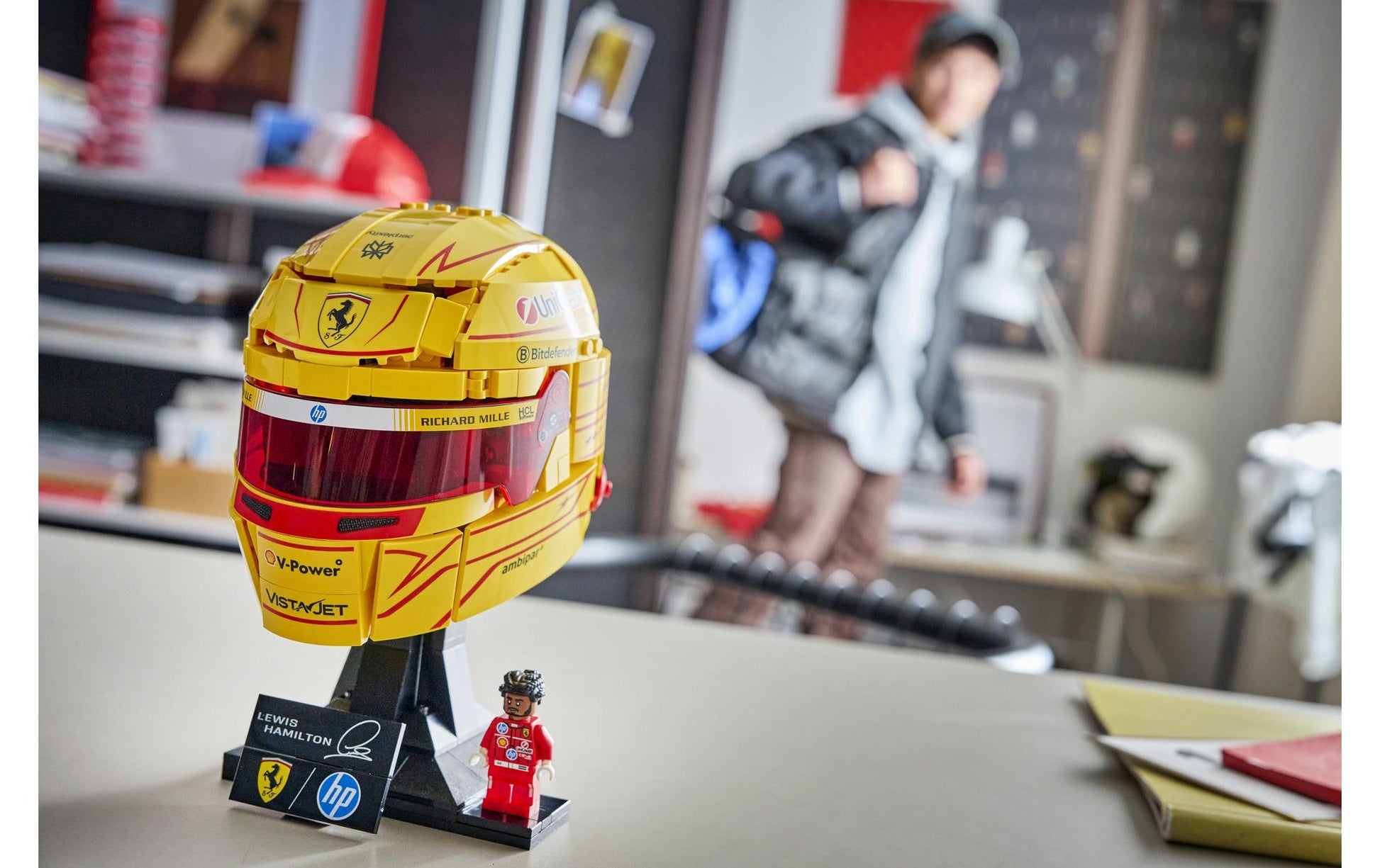 LEGO 3D Puzzle Lewis Hamilton Helm – 884 Teile – 26,2 × 7,1 × 38,2 cm – ab 14 Jahren