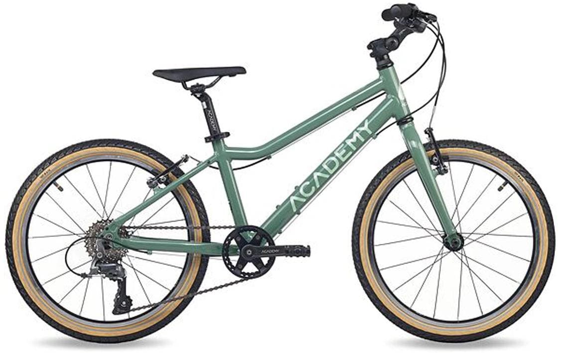 Academy Kinderfahrrad Grade 4 – Felgenbremse, höhenverstellbar (Lenker und Sitz) – 20" – Grün – Aluminium