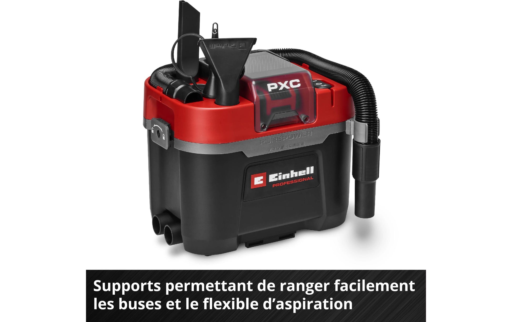 Einhell professional Nass-/Trockensauger TP-VC 18/10 Li BL L (1x4.0 Ah) Kit – 10 l, 18 V
