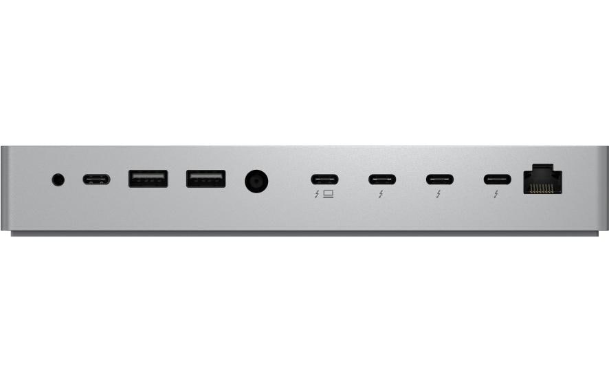 Razer Dockingstation – Thunderbolt 5, TB5 × 4, 3× DP, 2× USB-A, 1× USB-C, 140 W PD, GbE, SD, 3,5 mm, für TB4/U