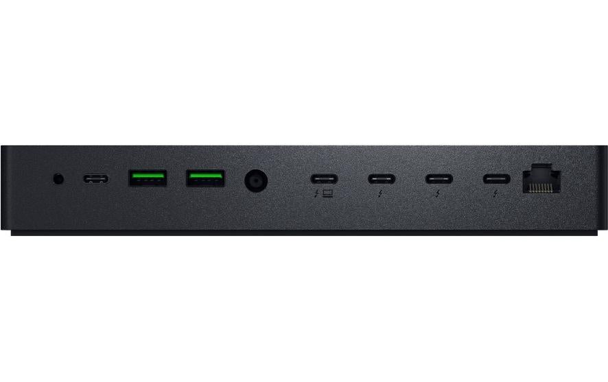 Razer Chroma Dockingstation – Thunderbolt 5, 3× DP, 140 W PD, GbE, SD, 3,5 mm Audio, für Thunderbolt 4/USB4