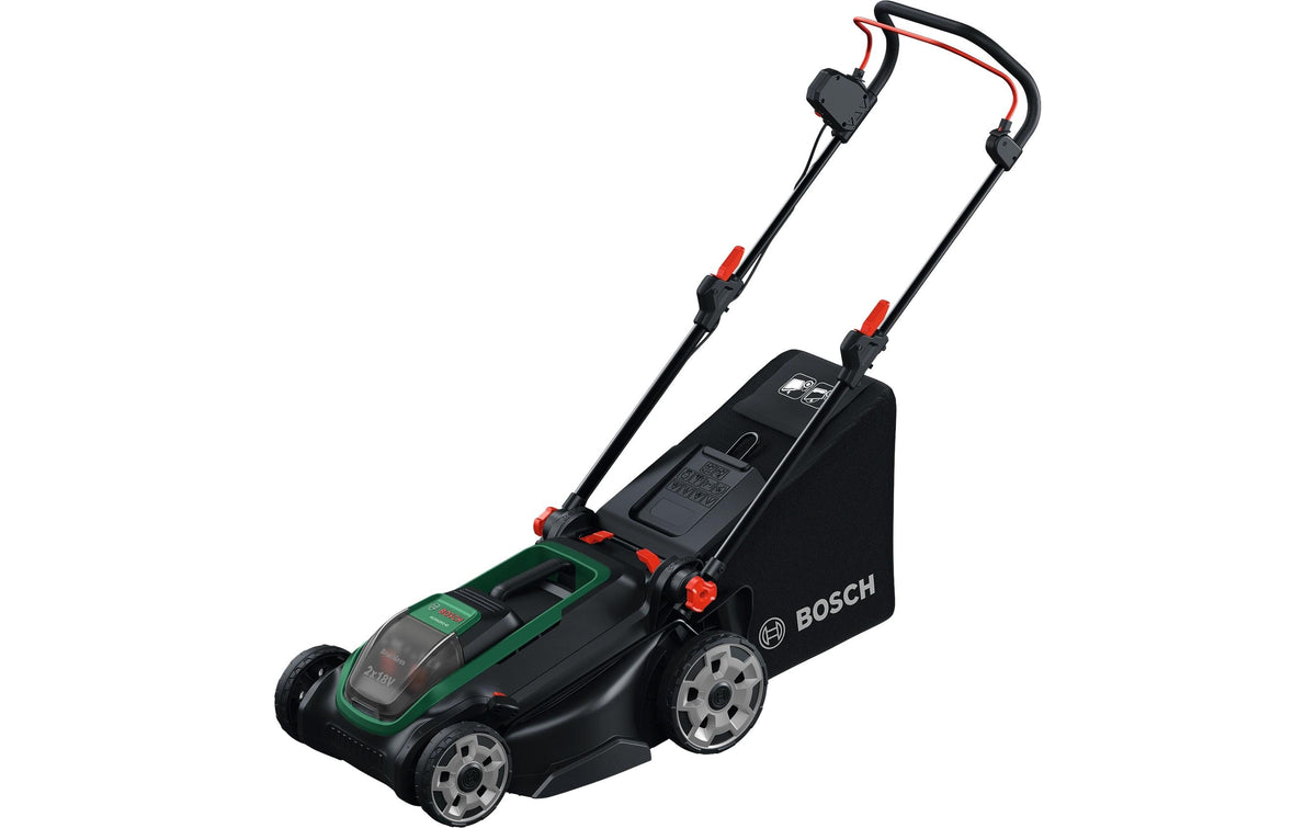 Bosch ROTAK18V2-43 Akku-Rasenmäher – 18 V – Schnittbreite 43 cm – 650 W – 50 l – Solo – POWER FOR ALL