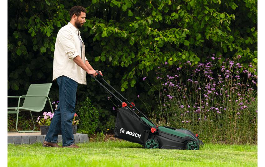 Bosch ROTAK18V2-38 Akku-Rasenmäher – 18 V – 38 cm – 40 l – 2×4,0 Ah & Ladegerät – POWER FOR ALL