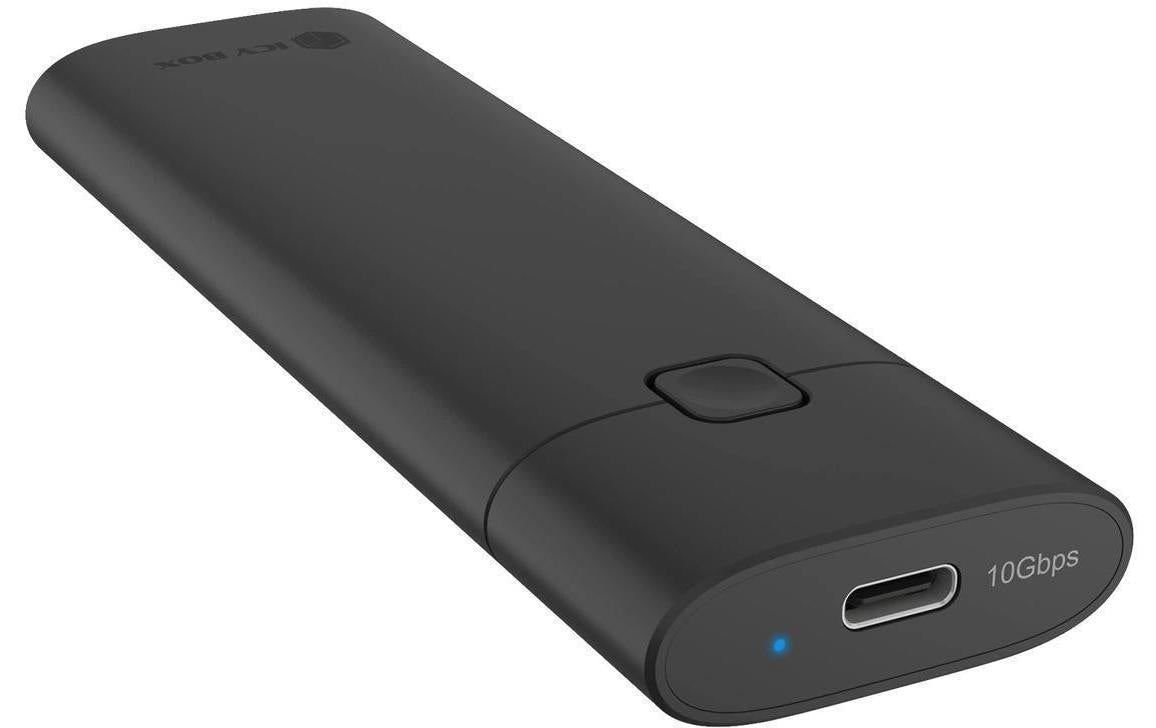 RaidSonic ICY BOX externes M.2 NVMe Gehäuse – 1-Bay – PCI-Express, für M.2 NVMe