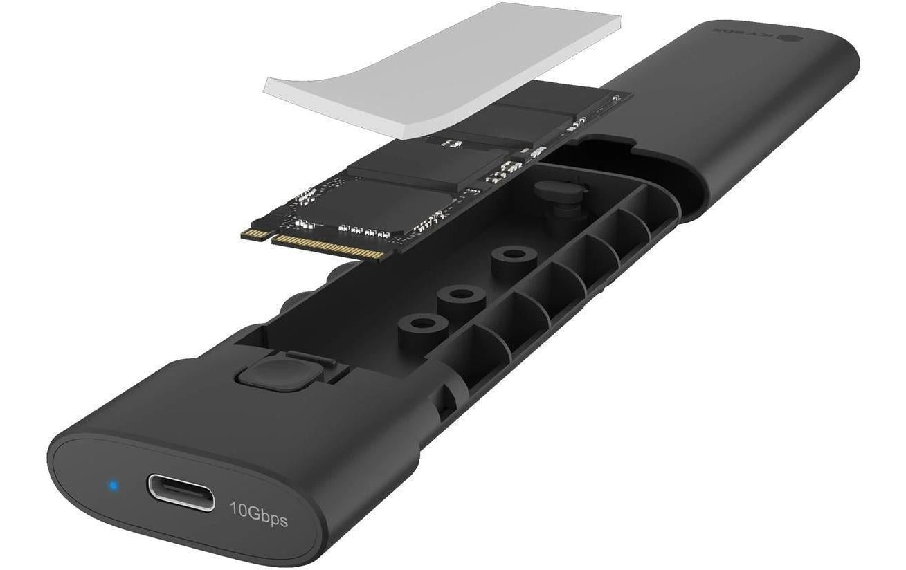 RaidSonic ICY BOX externes M.2 NVMe Gehäuse – 1-Bay – PCI-Express, für M.2 NVMe