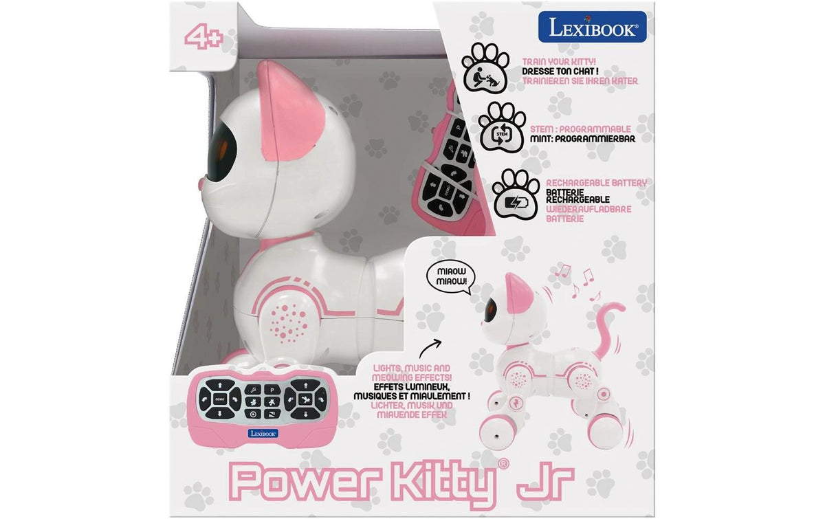 Lexibook Power Kitty Jr Tier-Roboter – programmierbar – 21,0 × 19,0 × 21,0 cm – ab 4 Jahren