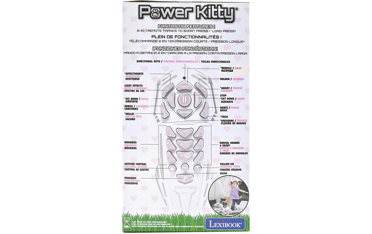 Lexibook Roboter Katze – Fernbedienung, Geräusch-/Sprachfunktion, 2 × AA (LR6) – 28,0 cm – ab 4 Jahren