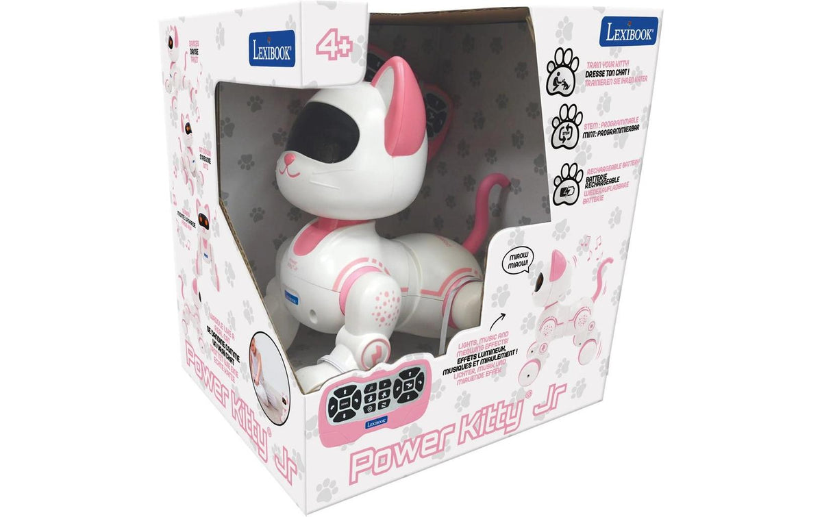 Lexibook Power Kitty Jr Tier-Roboter – programmierbar – 21,0 × 19,0 × 21,0 cm – ab 4 Jahren