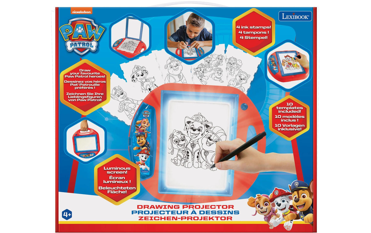 Lexibook Zeichenprojektor – Paw Patrol, ab 3 Jahren, 30,5 × 26,5 × 5,5 cm