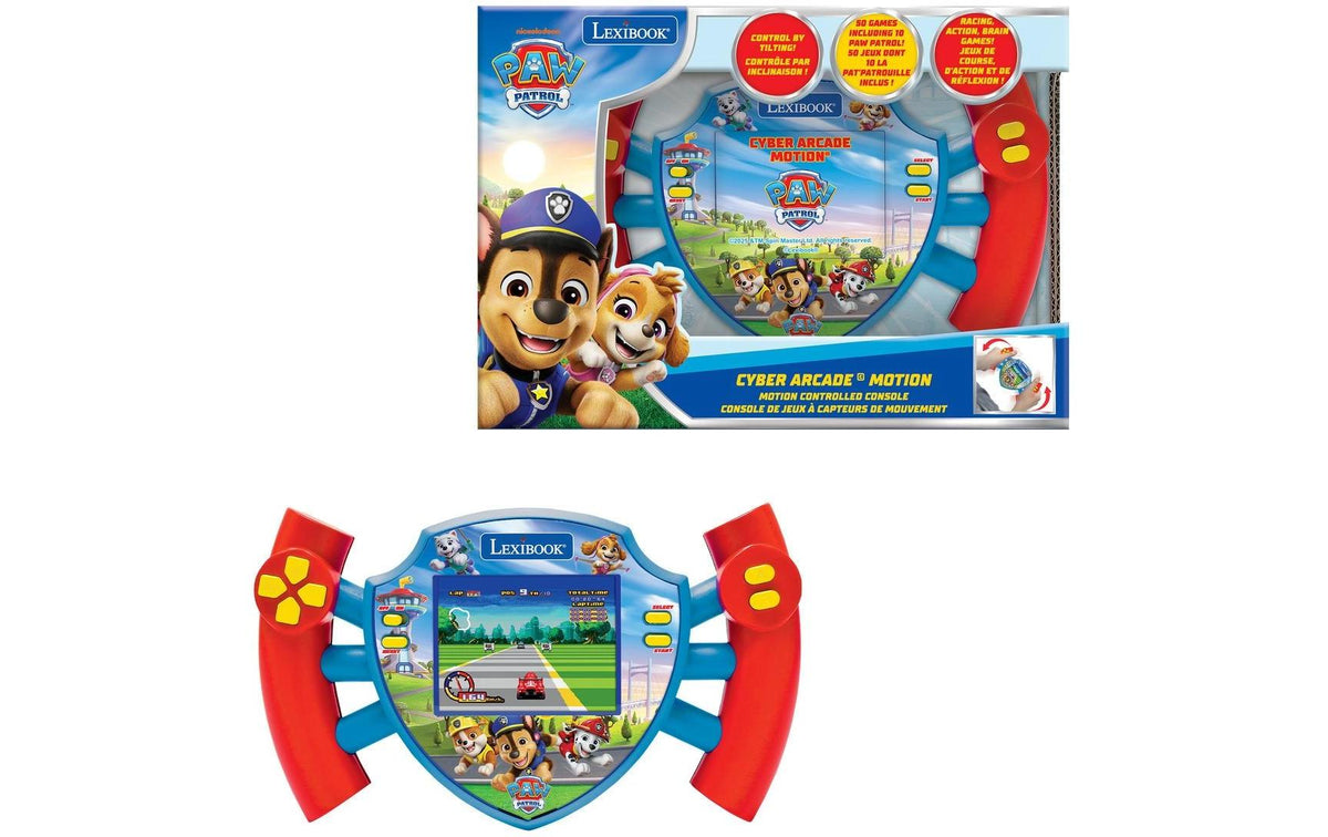 Lexibook Cyber Arcade Motion-Konsole Paw Patrol – Bildschirm 2,8″, 3 × AAA – ab 3 Jahren – mehrfarbig