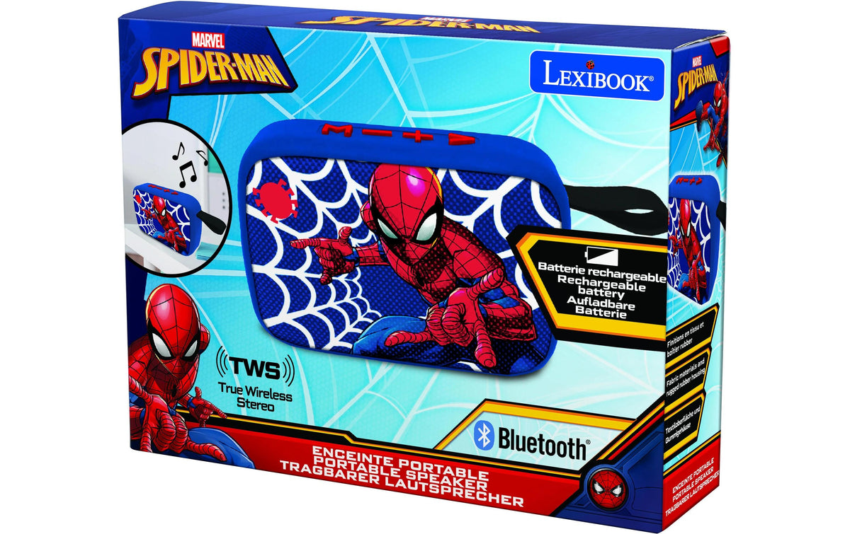 Lexibook Spider-Man – Bluetooth-Lautsprecher – Blau/Rot