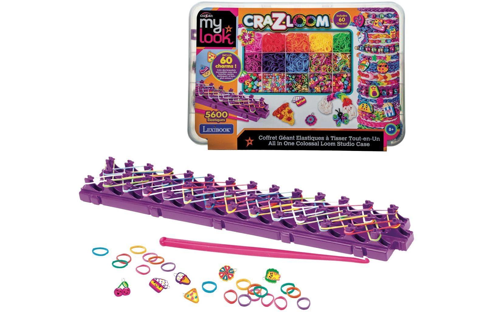 Cra-z-art Web-Set – All in One Colossal Loom Studio Case – Gummi/Kunststoff – ab 8 Jahren