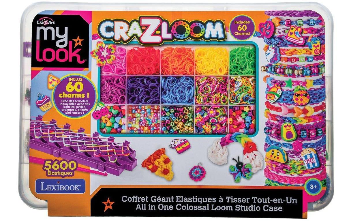 Cra-z-art Web-Set – All in One Colossal Loom Studio Case – Gummi/Kunststoff – ab 8 Jahren