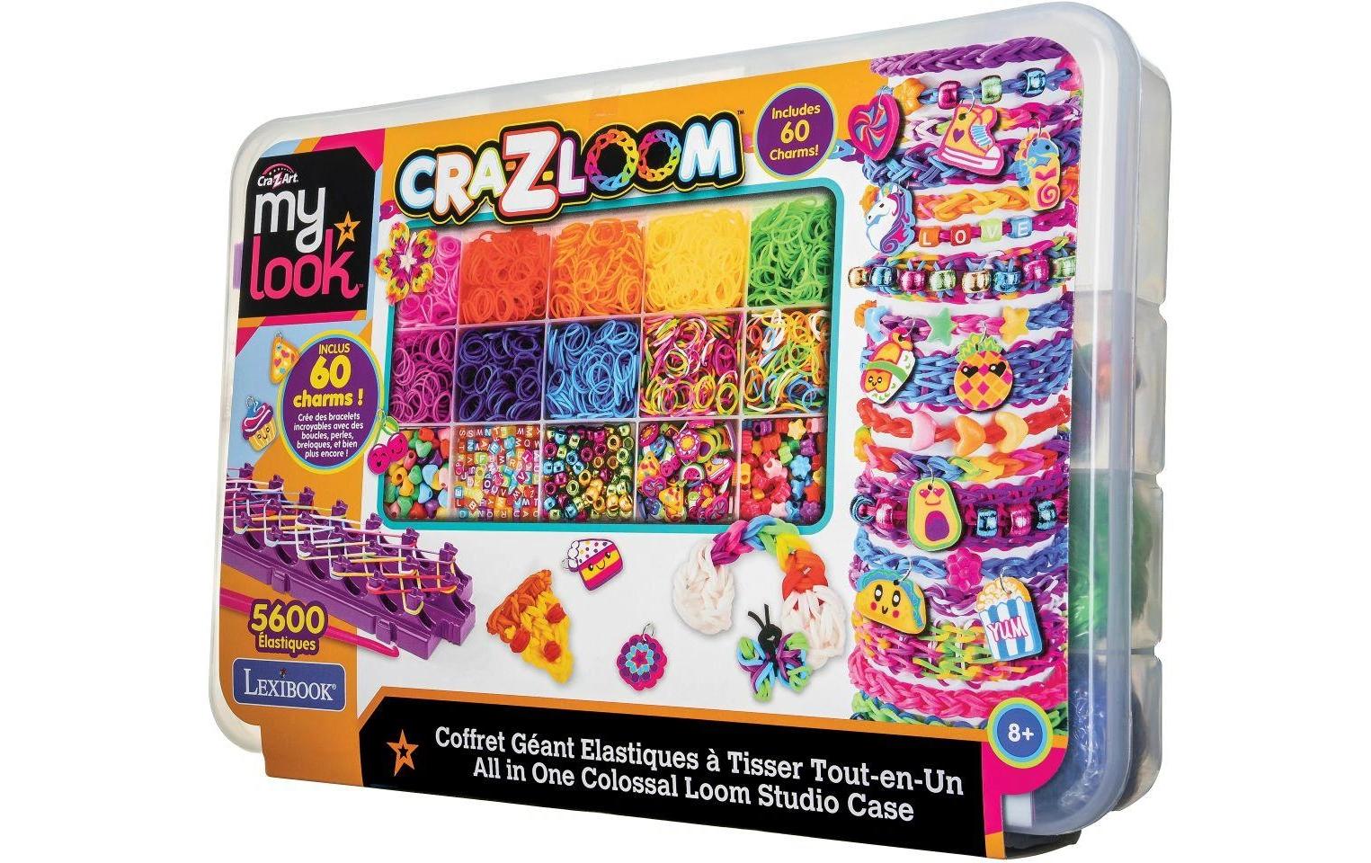 Cra-z-art Web-Set – All in One Colossal Loom Studio Case – Gummi/Kunststoff – ab 8 Jahren