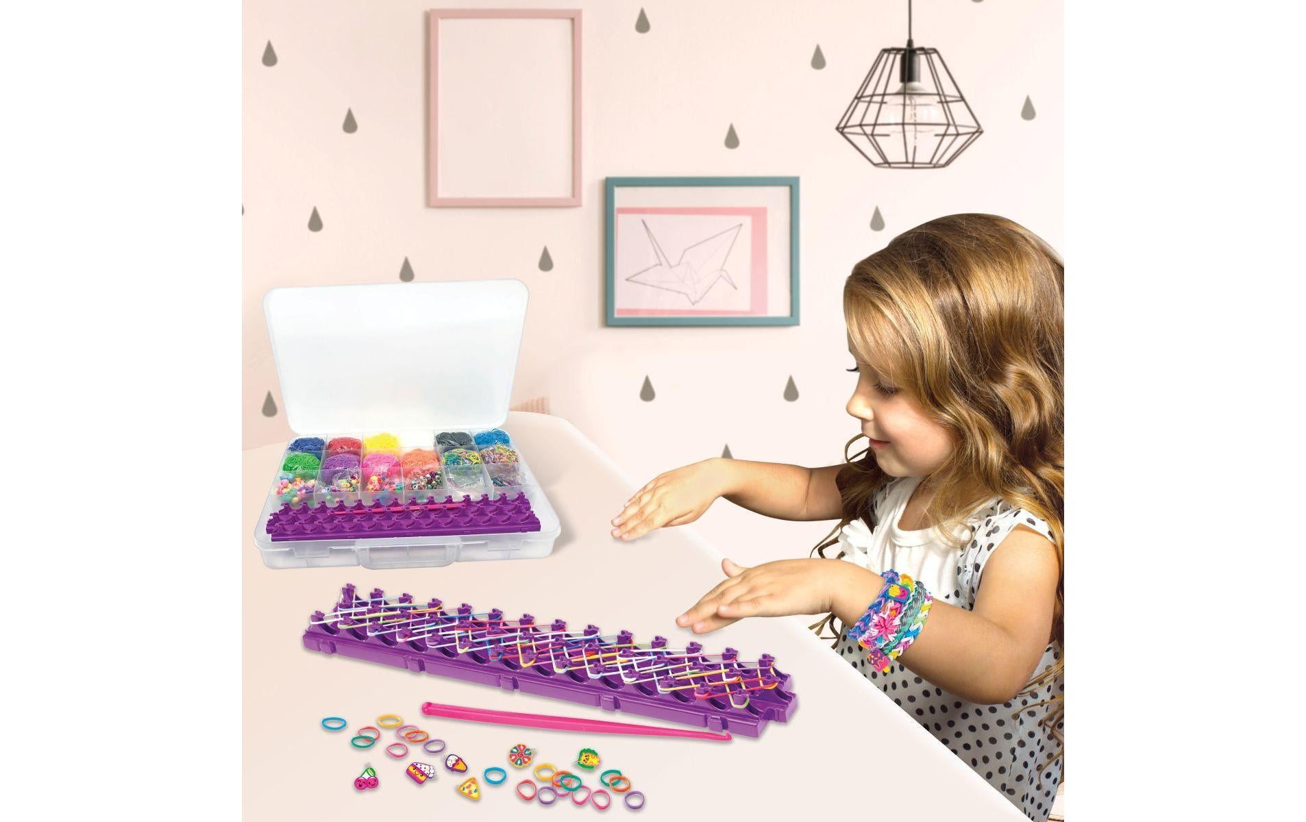 Cra-z-art Web-Set – All in One Colossal Loom Studio Case – Gummi/Kunststoff – ab 8 Jahren