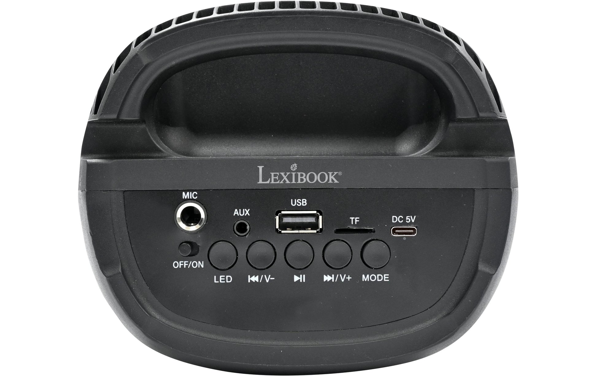Lexibook Bluetooth-Lautsprecher – mit Mikrofon, Schwarz