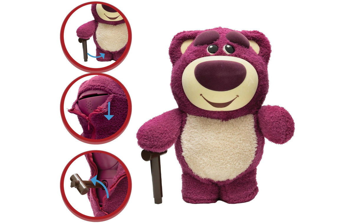 Lexibook Plüschtier Lotso – 15 cm – Rot – ab 3 Jahren