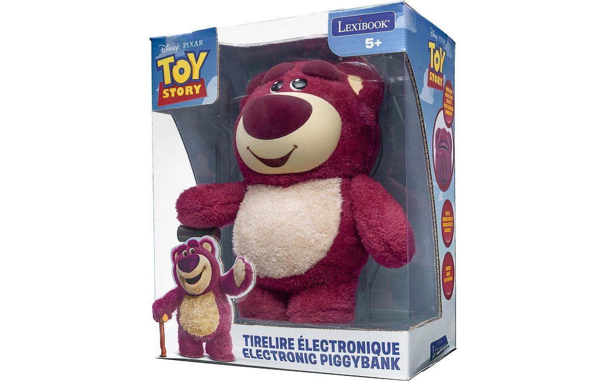 Lexibook Plüschtier Lotso – 15 cm – Rot – ab 3 Jahren