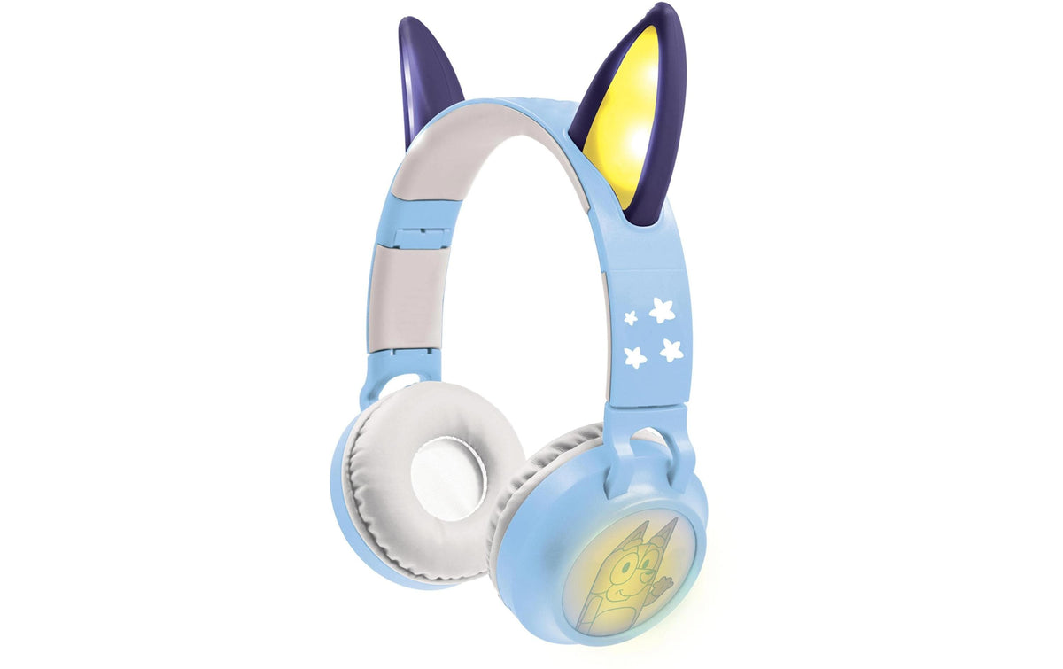 Lexibook 3D Bluey Kinderkopfhörer – Kabel + BT, Blau