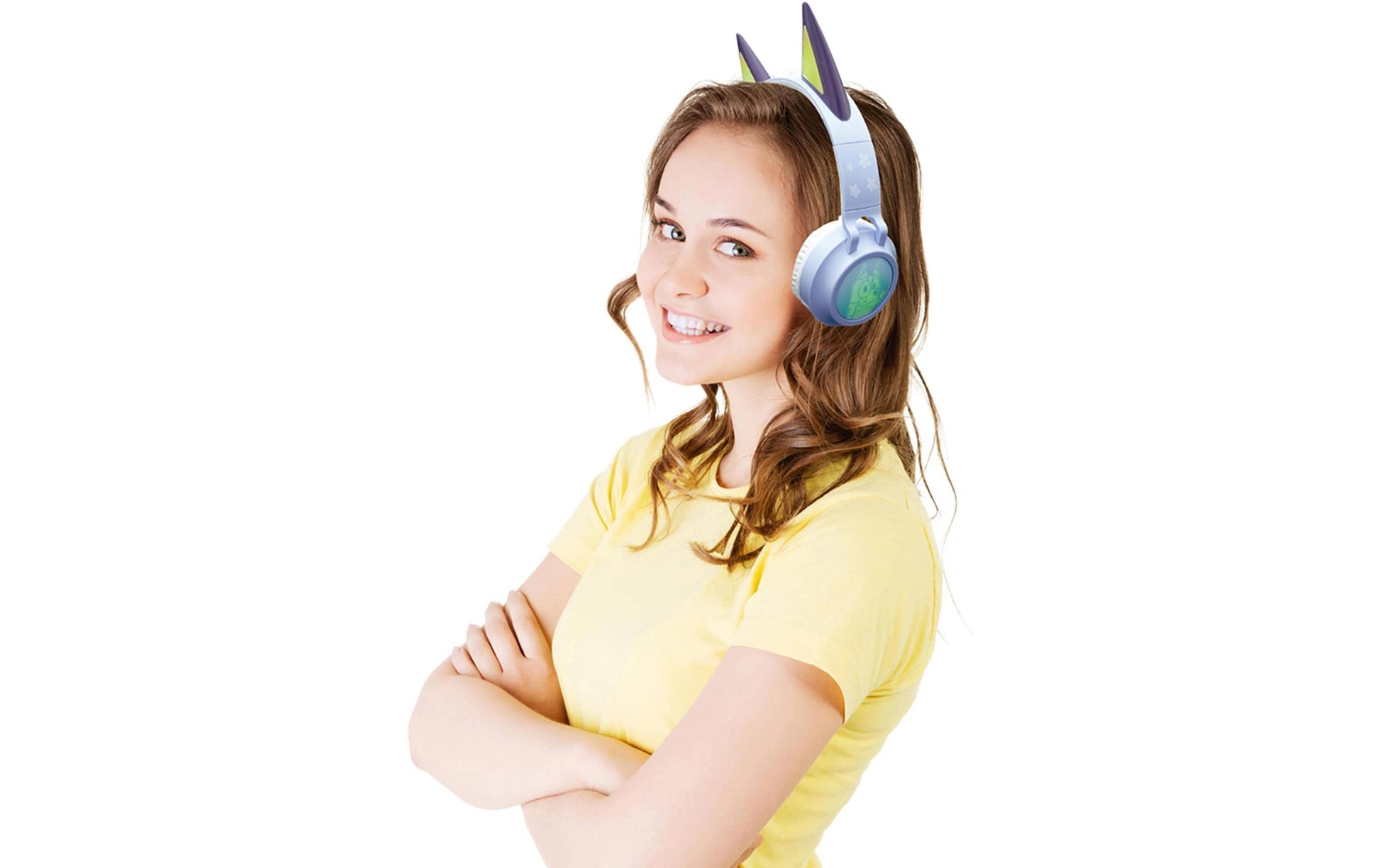 Lexibook 3D Bluey Kinderkopfhörer – Kabel + BT, Blau