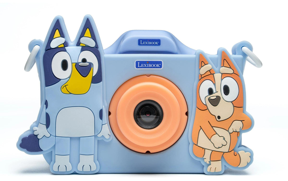 Lexibook BLUEY Kinderkamera mit Bluey-Schutz – Kompaktkamera, 40 MP, 1080p, hellblau