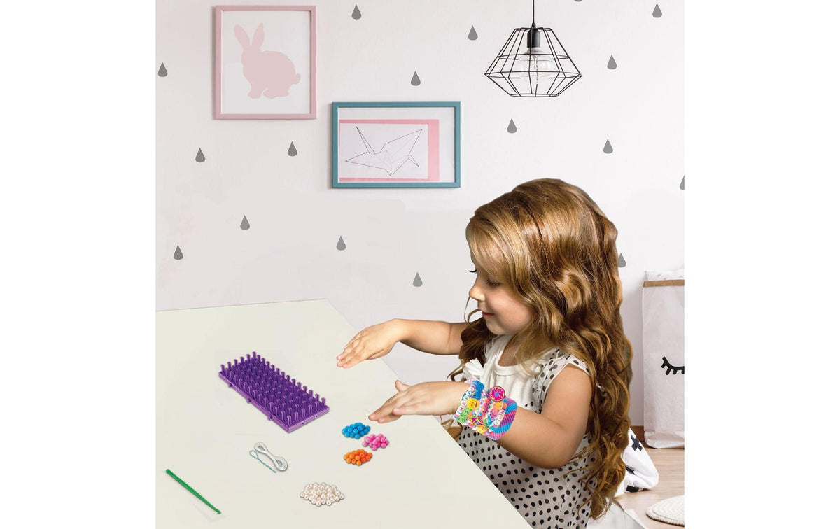 Cra-z-art Perlen-Set (Loom) mit Charms – Freundschaft – ab 8 Jahren