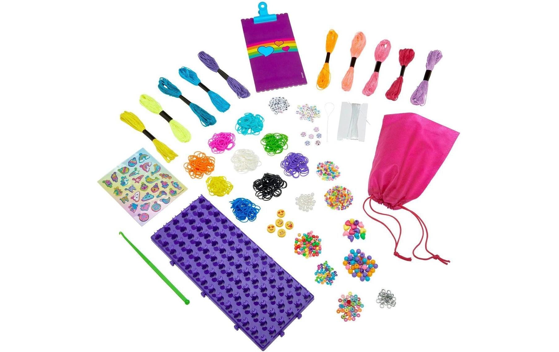 Cra-z-art Perlen-Set (Loom) mit Charms – Freundschaft – ab 8 Jahren