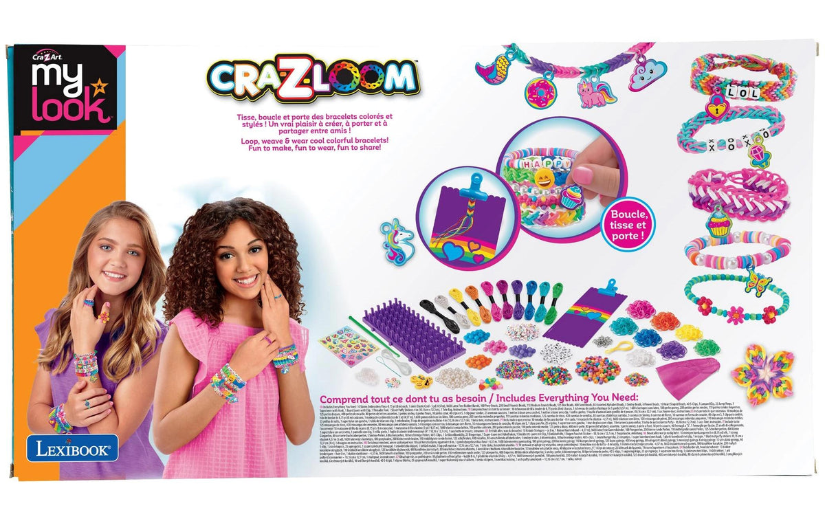 Cra-z-art Perlen-Set (Loom) mit Charms – Freundschaft – ab 8 Jahren