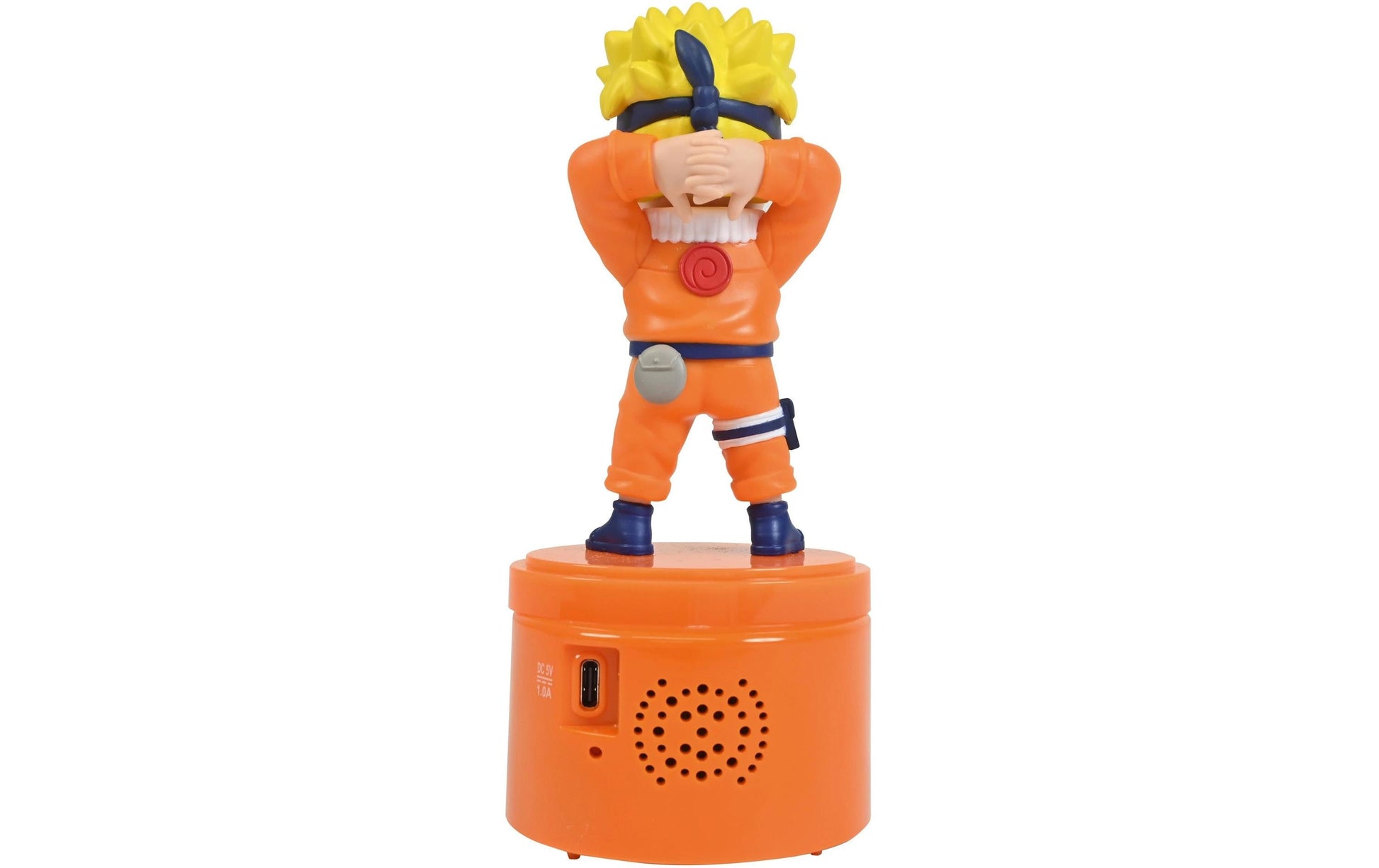 Lexibook Naruto – Bluetooth-Lautsprecher – Nachtlicht, Akkubetrieb, USB, Mehrfarbig/Orange