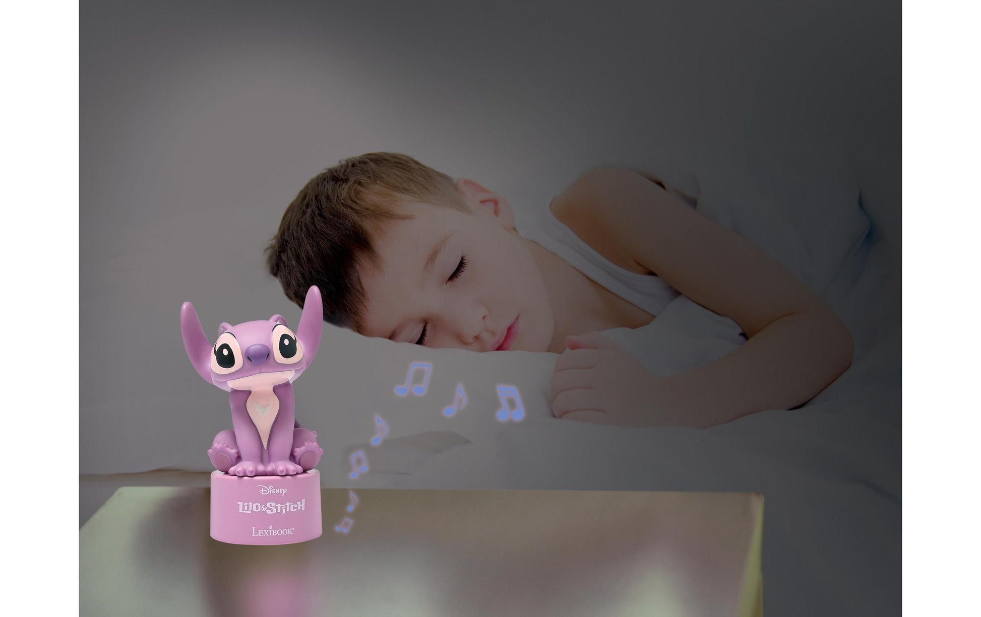 Lexibook Angel Nachtlicht – Bluetooth-Lautsprecher – mit Nachtlicht, batteriebetrieben, Rosa