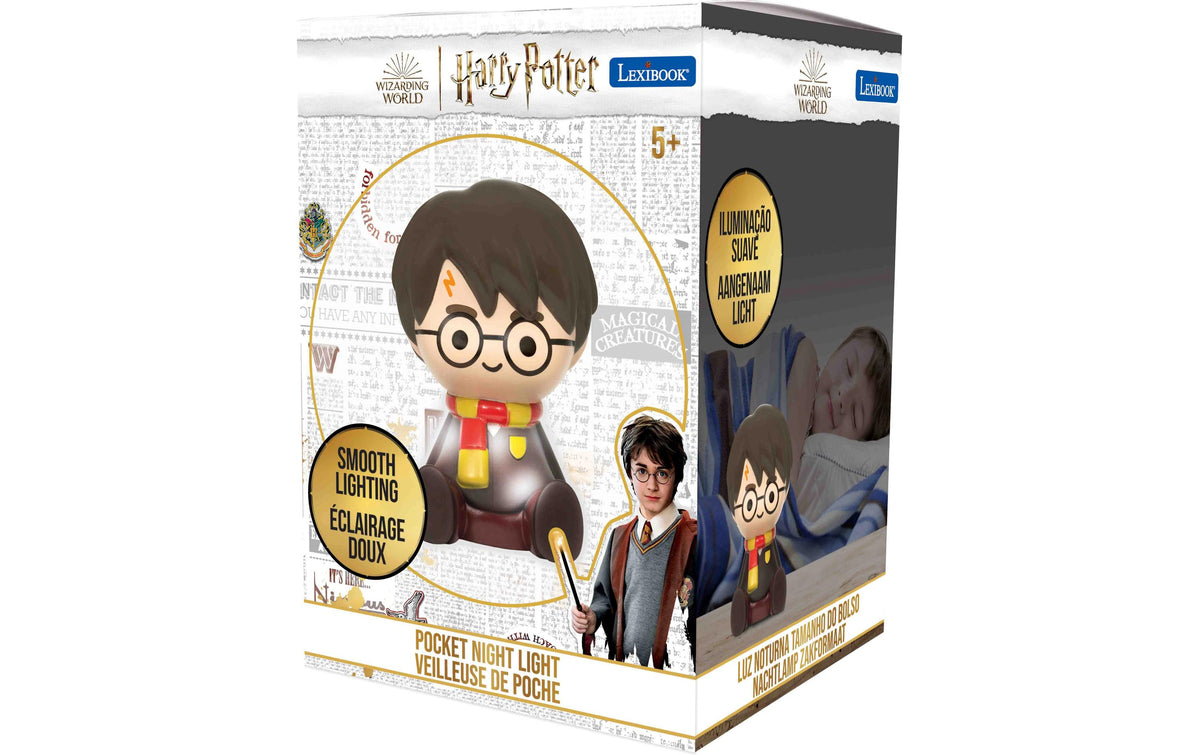 Lexibook Harry Potter 3D Nachtlicht – Mehrfarbig, Batteriebetrieben, Tragbar – Braun