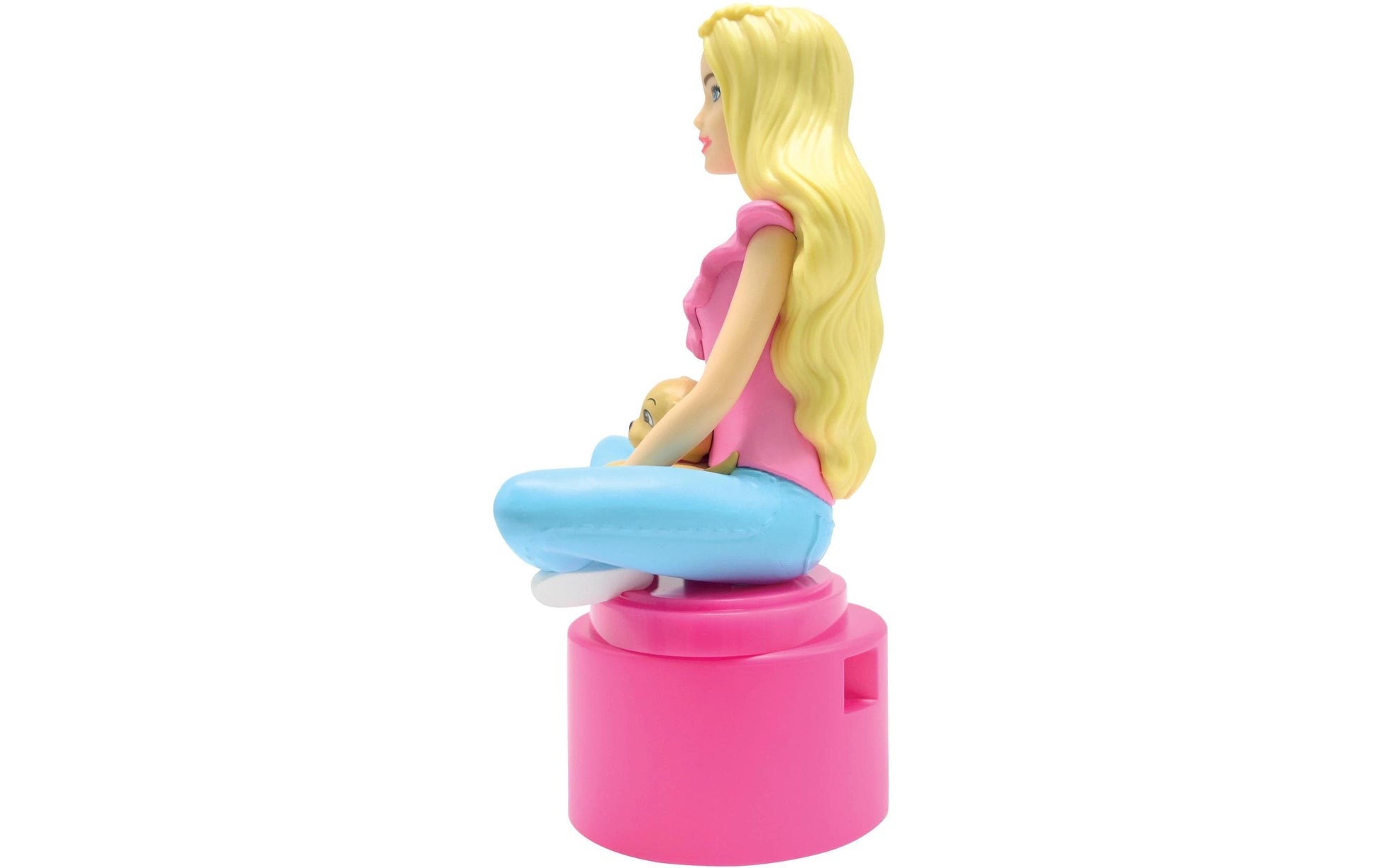 Lexibook Nachtlicht Barbie 3D Design Farbe – Mehrfarbig, Batteriebetrieben, Tragbar – Rosa
