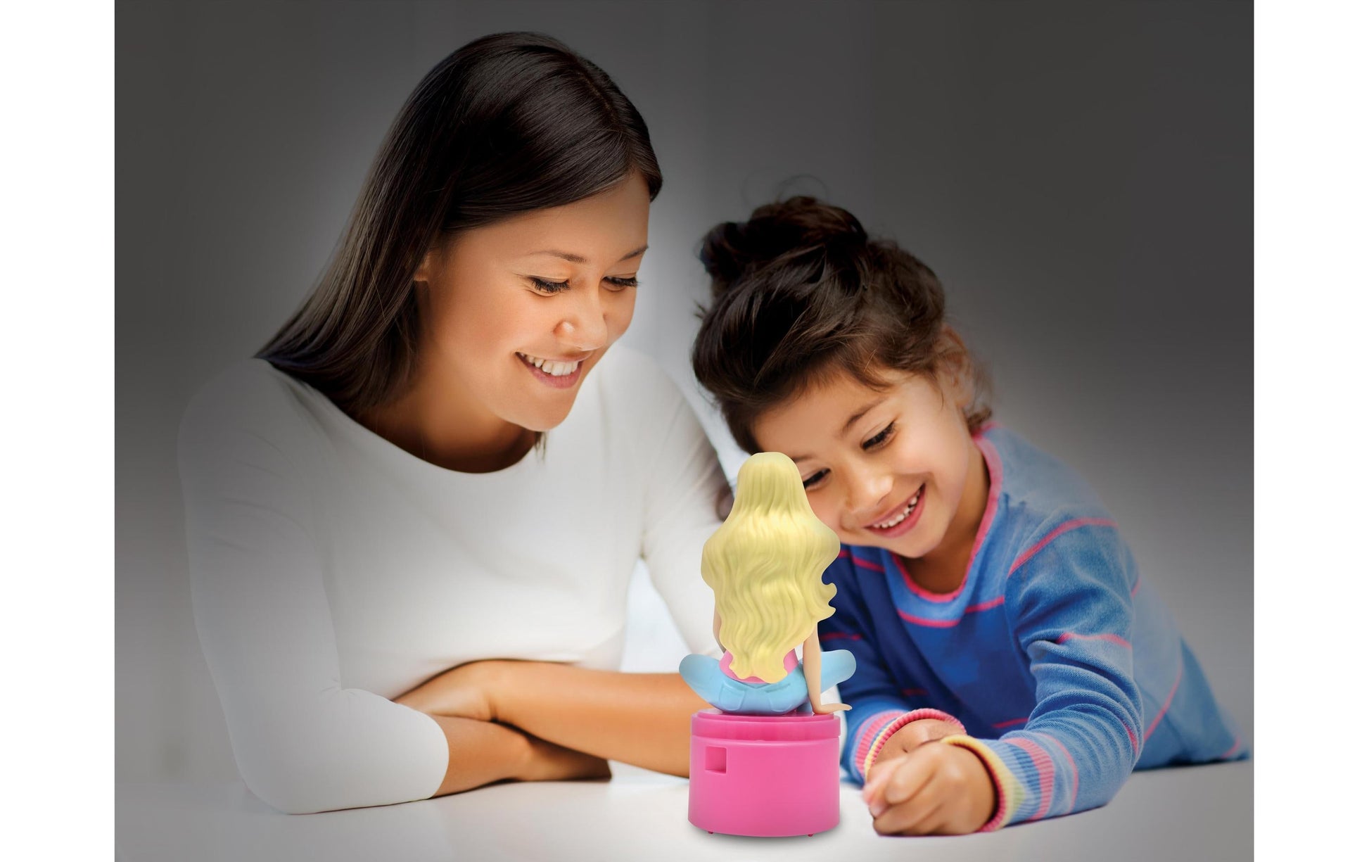 Lexibook Nachtlicht Barbie 3D Design Farbe – Mehrfarbig, Batteriebetrieben, Tragbar – Rosa