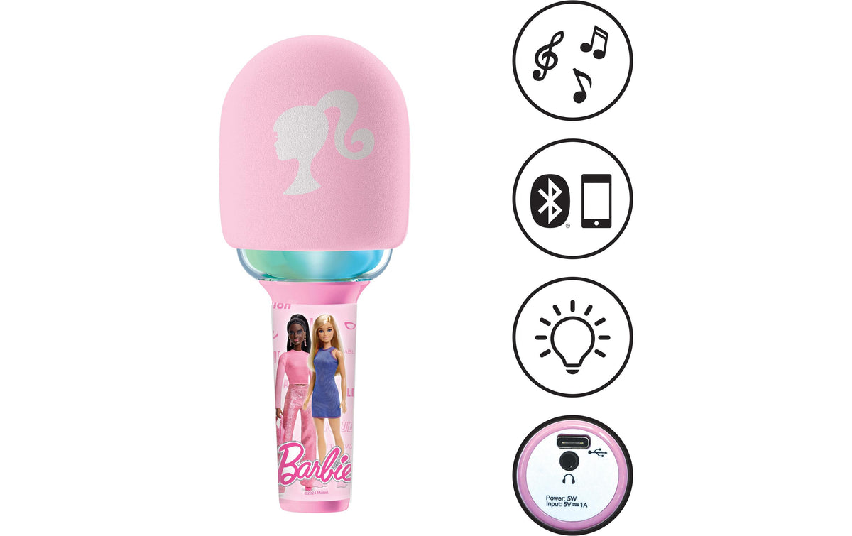 Lexibook Barbie Karaoke – Bühnenmikrofon – Rosa