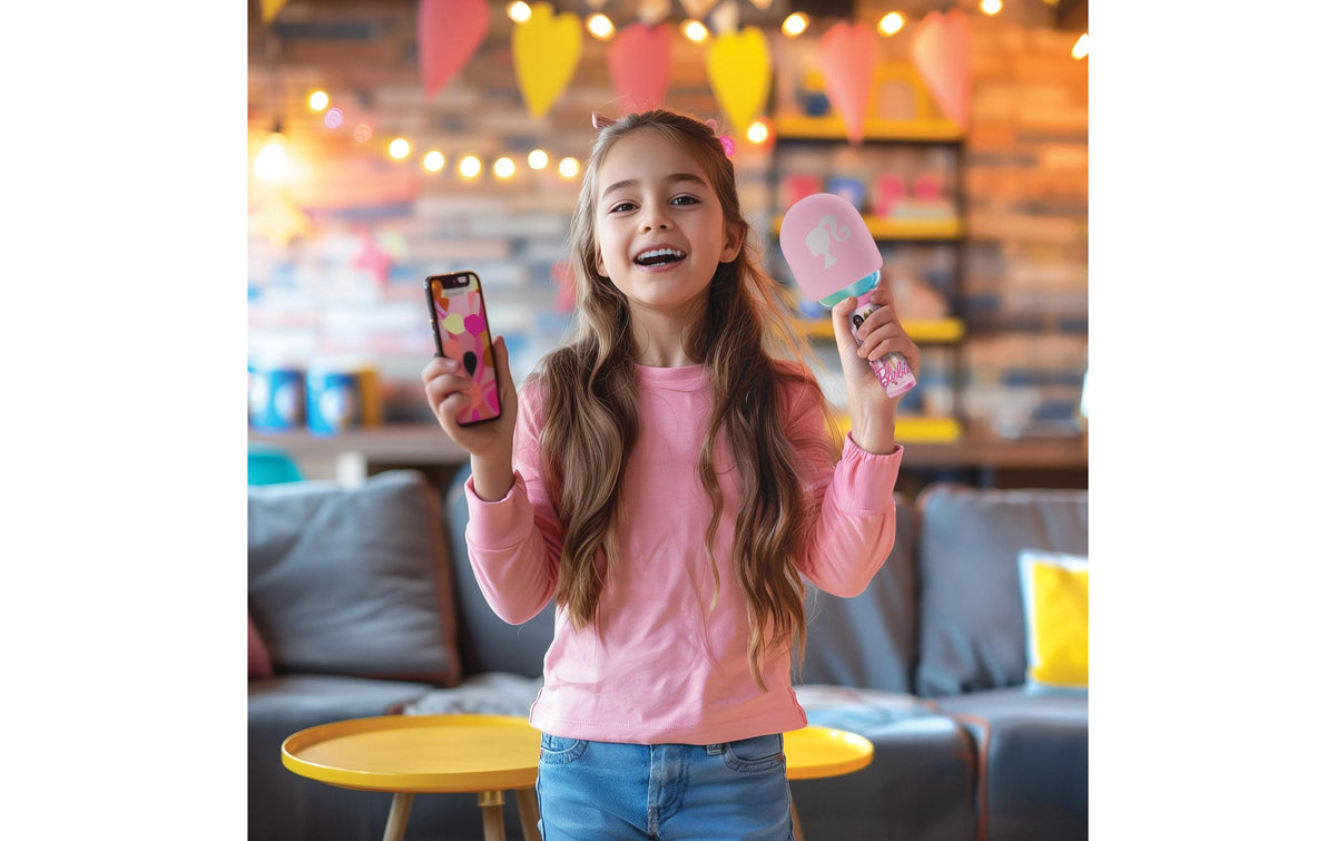 Lexibook Barbie Karaoke – Bühnenmikrofon – Rosa