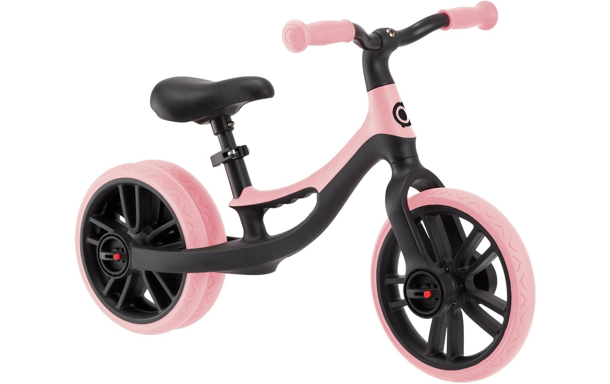 Globber GO Bike Elite Duo Laufrad – Ø 10" – ab 1 Jahr – bis 20 kg – Recycling-Kunststoff, rosa/schwarz