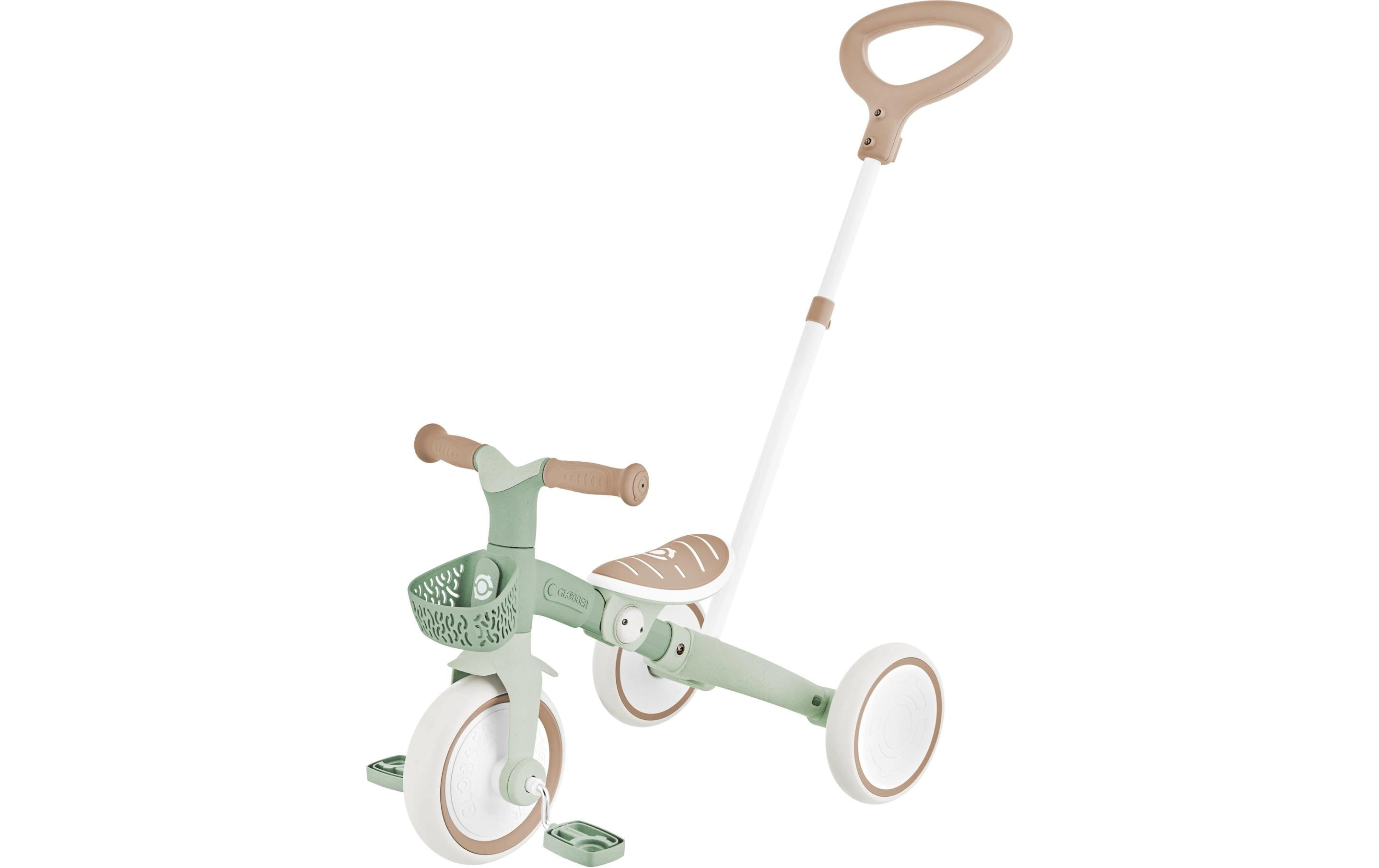 Globber Learning Trike 3-in-1 Plus Laufrad – Belastbarkeit 20 kg, ab 1 Jahr, Kunststoff, Salbeigrün