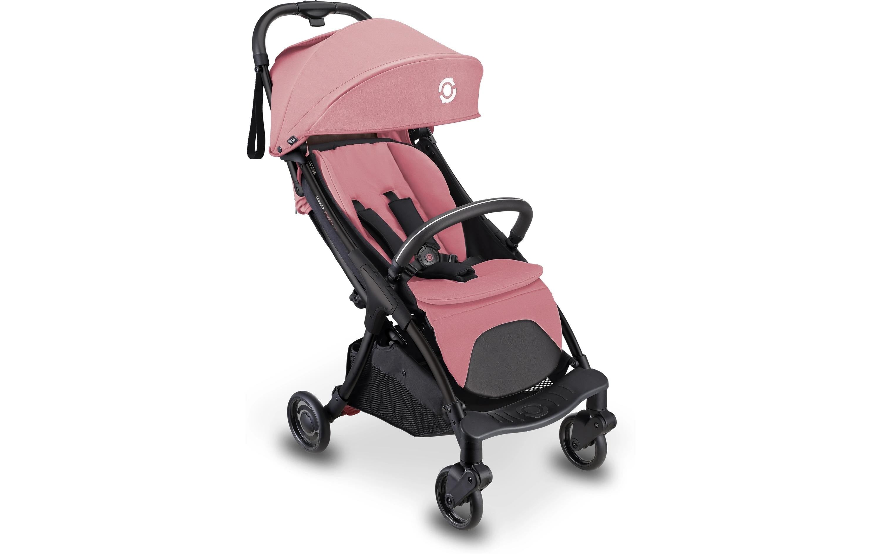 Globber Buggy Stroll Lite – 4 Räder, bis 20 kg – für 0–4 Jahre – pink/grau