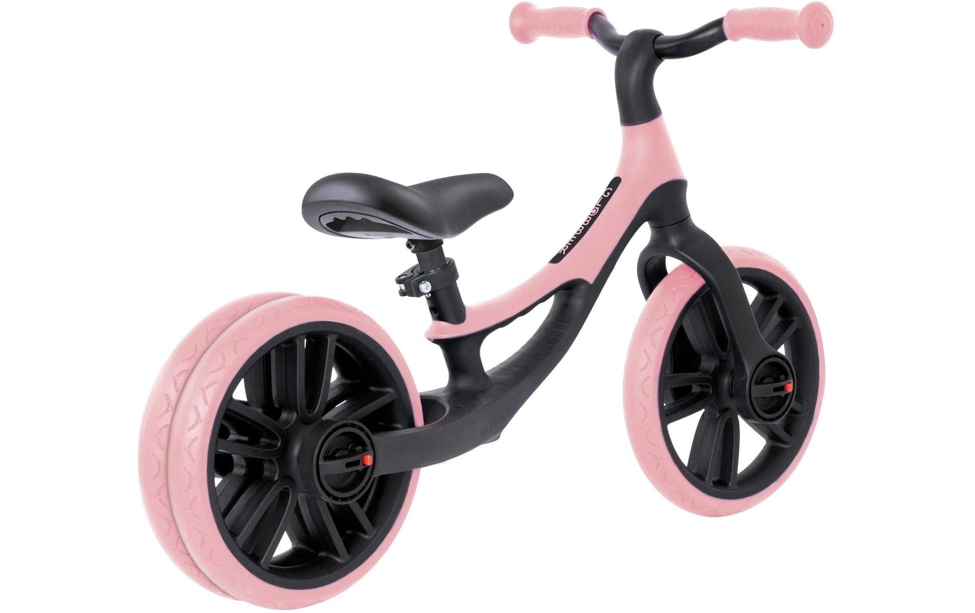 Globber GO Bike Elite Duo Laufrad – Ø 10" – ab 1 Jahr – bis 20 kg – Recycling-Kunststoff, rosa/schwarz
