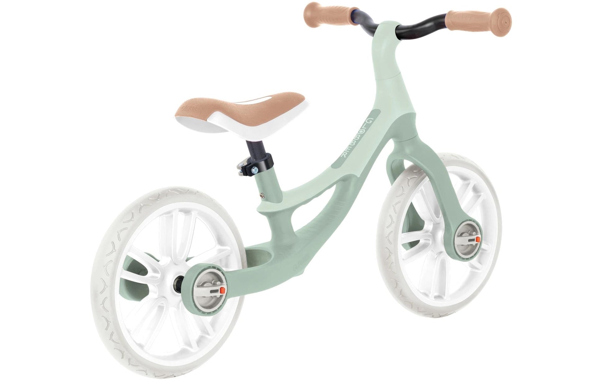 Globber GO Bike Elite Laufrad – Ø 10" – Verstellbarer Sitz, bis 20 kg – ab 1 Jahr – Recycling-Kunststoff – Salbeigrün