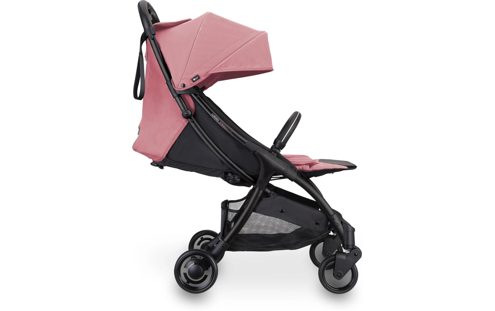 Globber Buggy Stroll Lite – 4 Räder, bis 20 kg – für 0–4 Jahre – pink/grau