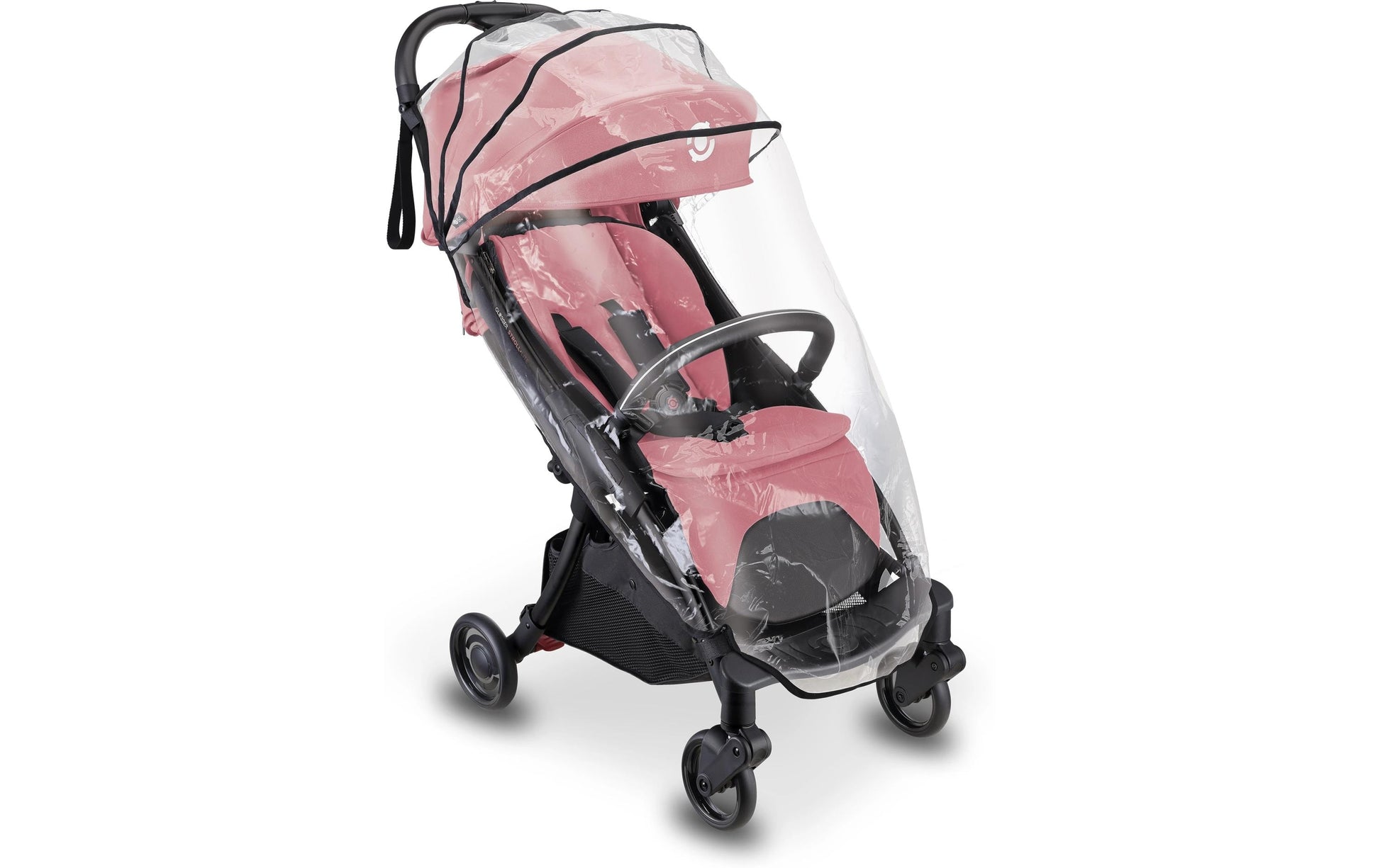 Globber Buggy Stroll Lite – 4 Räder, bis 20 kg – für 0–4 Jahre – pink/grau