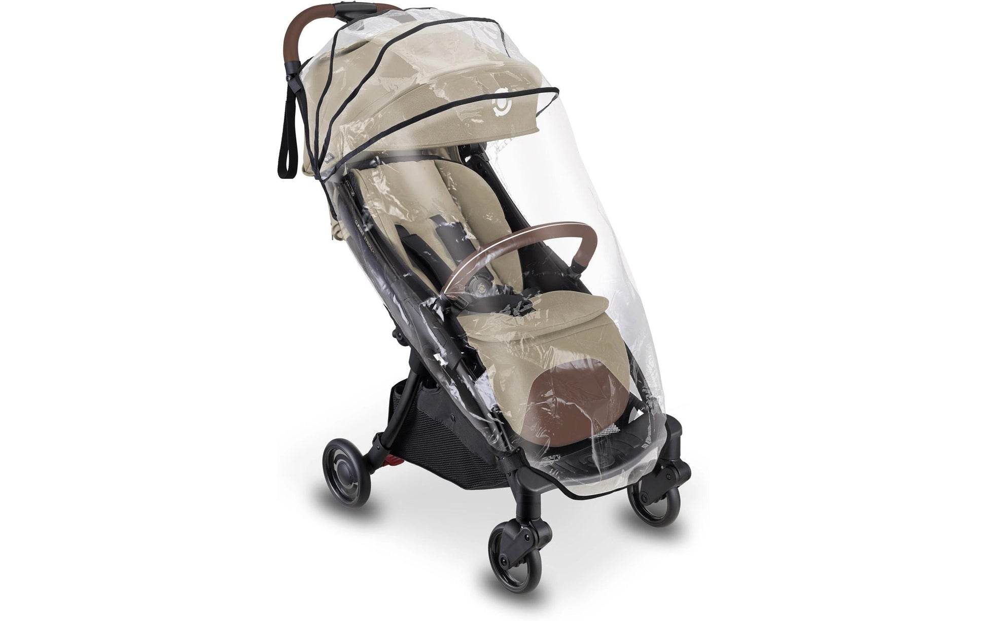 Globber Buggy Stroll Lite – 4 Räder, ohne Federung – 0–4 Jahre, bis 20 kg – braun