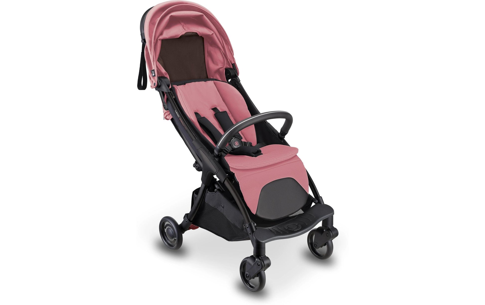 Globber Buggy Stroll Lite – 4 Räder, bis 20 kg – für 0–4 Jahre – pink/grau