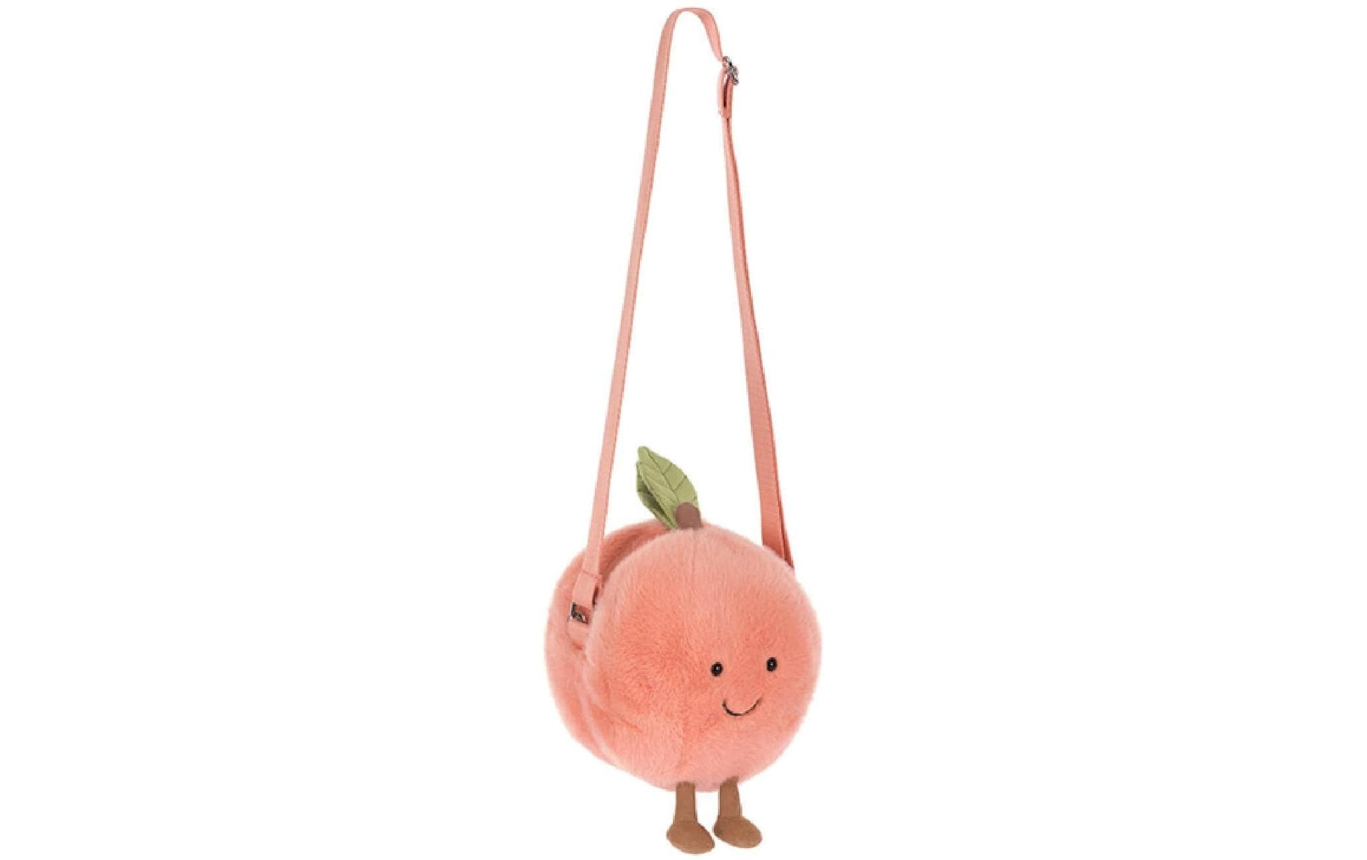 Jellycat Amuseables Peach – Umhängetasche, 4,3 l, Fruchtmotiv, Orange